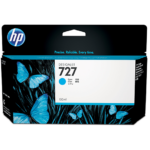 HP 727 130-ml Cyan Designjet Ink Cartridge - B3P19A