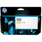 HP 727 130-ml Yellow Designjet Ink Cartridge - B3P21A