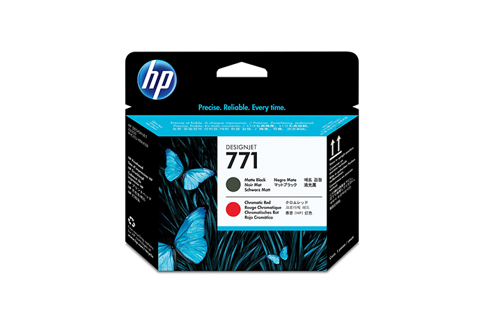 HP 771 (CE017A) Matte Black/Chromatic Red Printhead