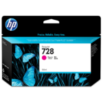 HP 728 130-ml Magenta DesignJet Ink Cartridge F9J66A