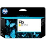 HP 745 130-ml Yellow DesignJet Ink Cartridge F9J96A