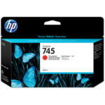 HP 745 130-ml Chromatic Red DesignJet Ink Cartridge F9K00A