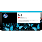 HP 745 300-ml Chromatic Red Ink Cartridge F9K06A