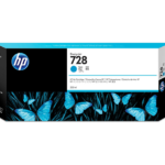 HP 728 300-ml Cyan DesignJet Ink Cartridge F9K17A