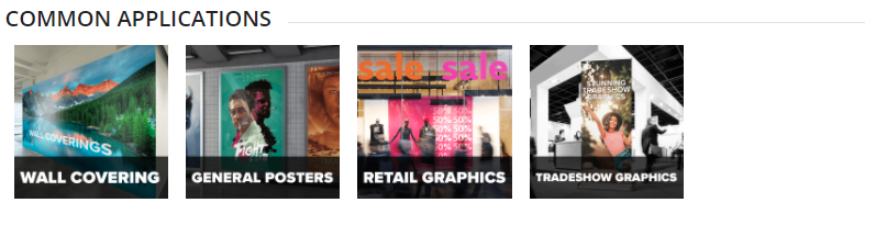 Wall Covering | General Posters | Retail Graphics | Tradeshow Graphics