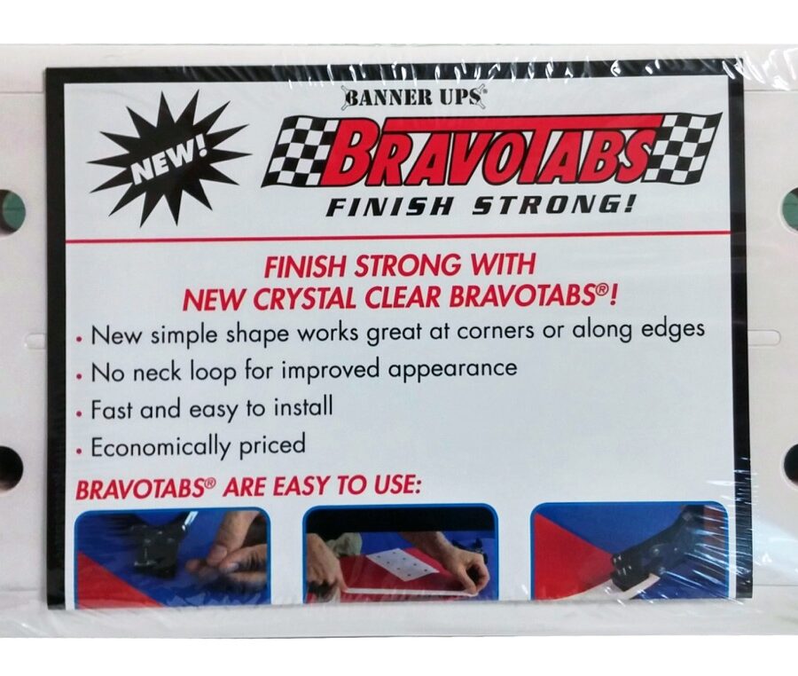 Banner Ups® Crystal Clear BravoTabs, BAN017
