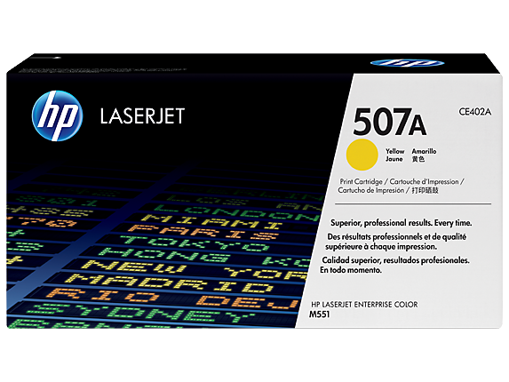 HP 507A Yellow Toner Cartridge