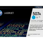 HP 507A Cyan Original LaserJet Toner Cartridge, CE401A
