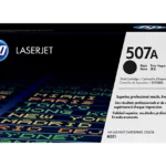 HP 507A Black Original LaserJet Toner Cartridge, CE400A