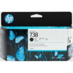 HP 738 130-ml Black DesignJet Ink Cartridge: Professional Prints for Every Project