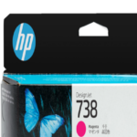 HP 738 Magenta Ink Cartridge