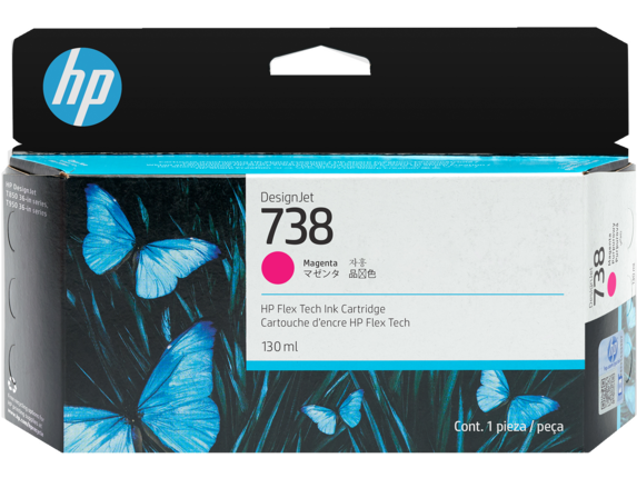 HP 738 Magenta Ink Cartridge