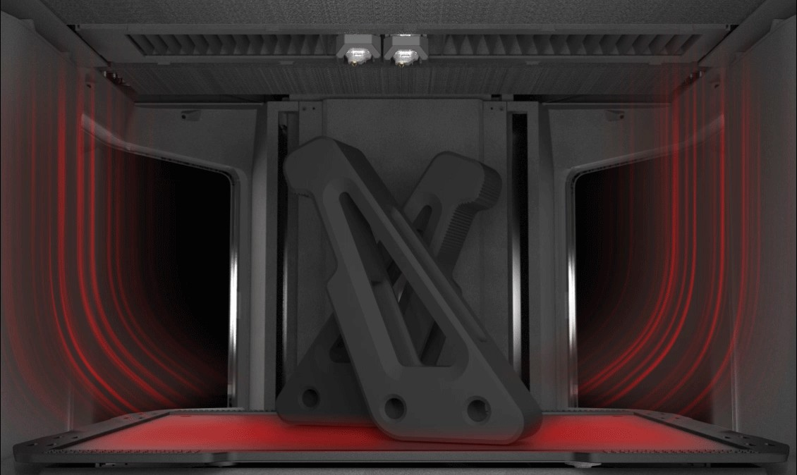 Heated chamber and VECT 100 thermal regulation system on the Method XL