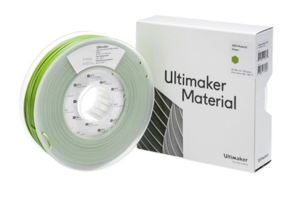 UltiMaker ABS Filament True Green spool (0.75kg, 1.65lb) for S Series 3D printers