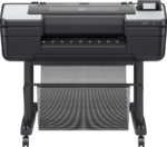 Front view of HP DesignJet Z6 Plus 24 inch PostScript printer T8W15D